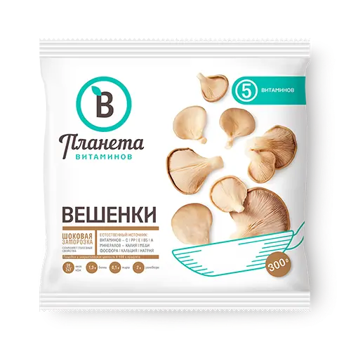 Вешенки, Планета Витаминов, 300 г, (20)