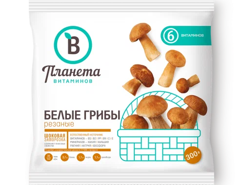 [4-29] Гриб белый, Планета Витаминов, 300 г, (20)