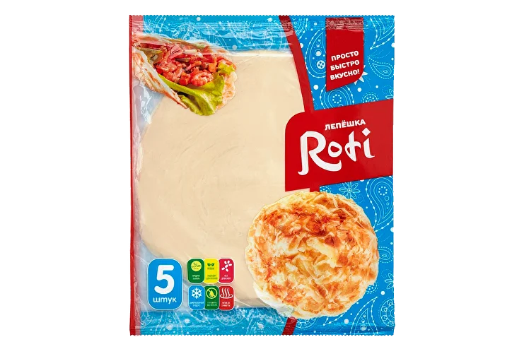 Лепешка Roti, Ризык, 450 г, (10)