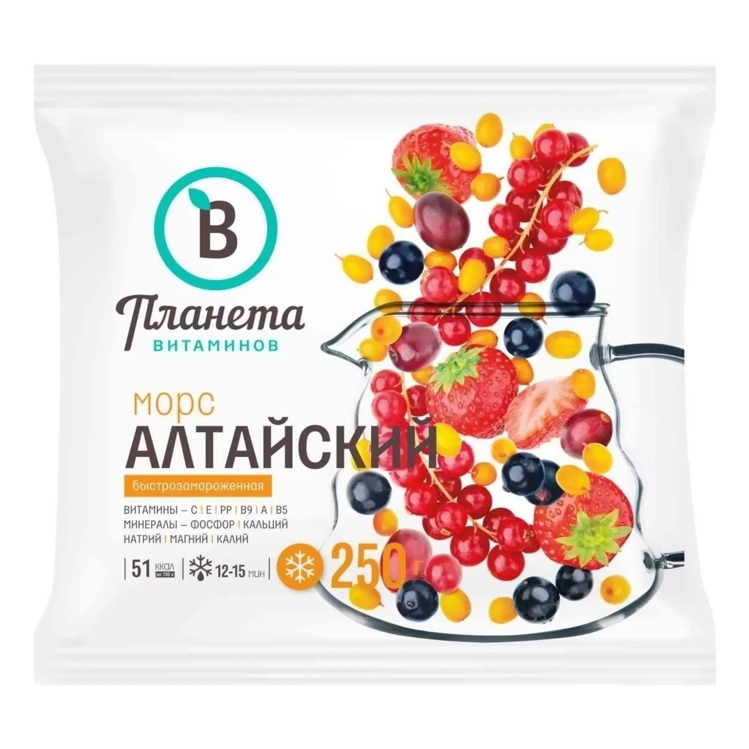 [4-73] Морс Алтайский, Планета Витаминов, 250 г, (20)