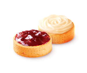 [4-286] Пирожное, Тарты по-французски с заварным кремом, Мирэль, Хлебпром, 280 г, (8)