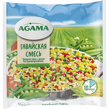 [4-19] Смесь Гавайская, Агама, 400 г, (12)