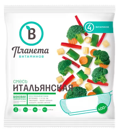 [4-58] Смесь Итальянская, Планета Витаминов, 400 г, (25)