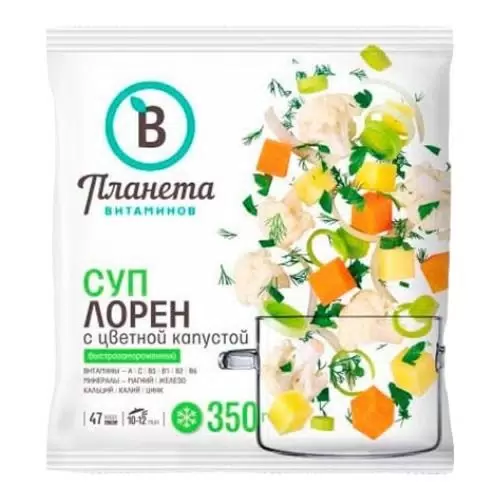 [4-64] Смесь Суп Лорен, Планета Витаминов, 350 г, (25)