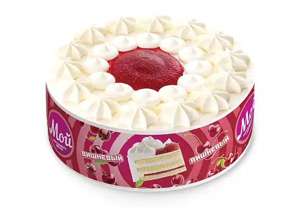 Торт, Вишневый, Мой, Хлебпром, 640 г, (6)