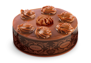 [4-297] Торт, Карамельный на сгущенке, Мирэль, Хлебпром, 700 г, (6)