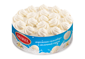 Торт, Пломбирный, Мирэль, Хлебпром, 750 г, (6)