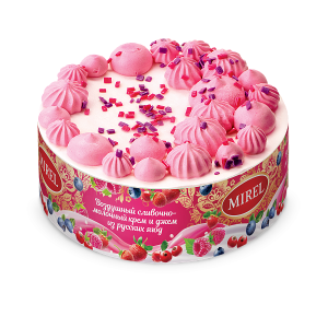 [4-294] Торт, Русская ягода, Мирэль, Хлебпром, 680 г, (6)
