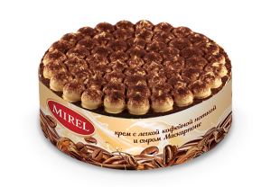 Торт, Тирамису, Мирэль, Хлебпром, 750 г, (6)