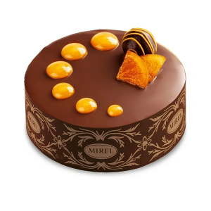 [4-316] Торт, Шоколадный с апельсином, Мирэль, Хлебпром, 700 г, (6)