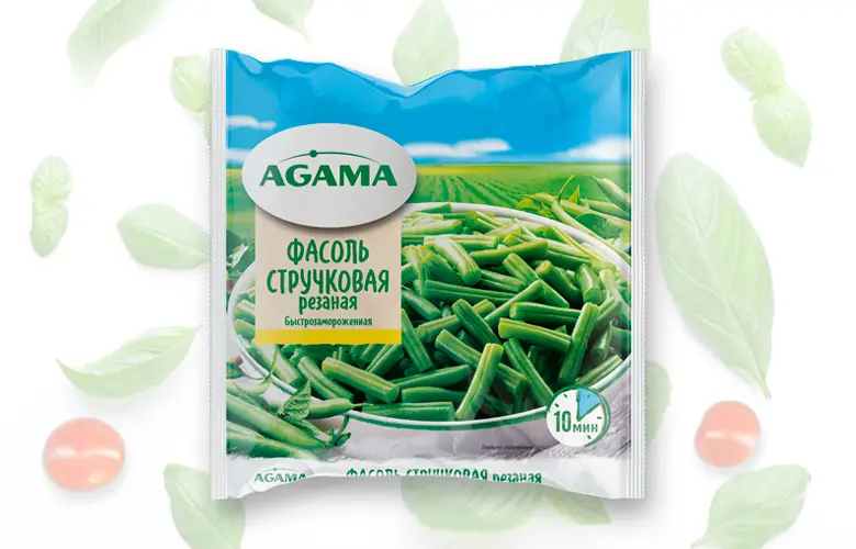 Фасоль стручковая, Агама, 400 г, (14)