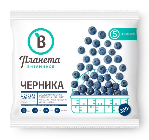 [4-79] Черника, Планета Витаминов, 250 г, (20)