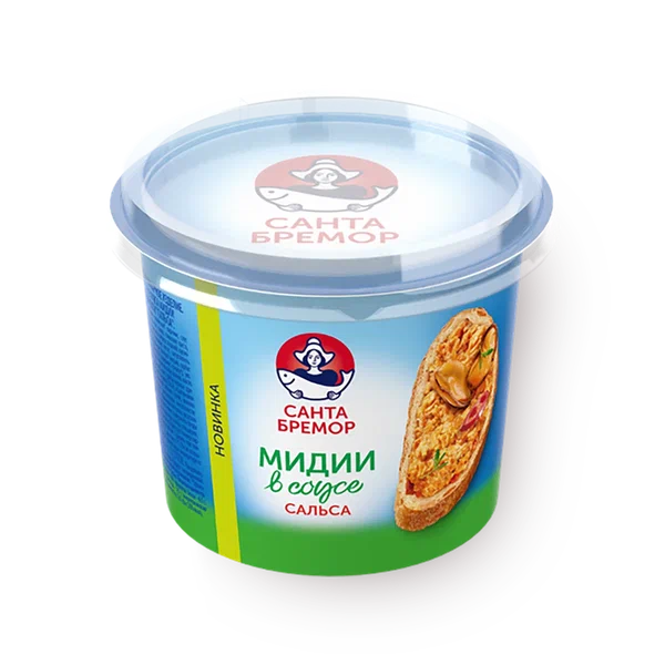 Паста из мяса мидии "Сальса" 150г 1/6