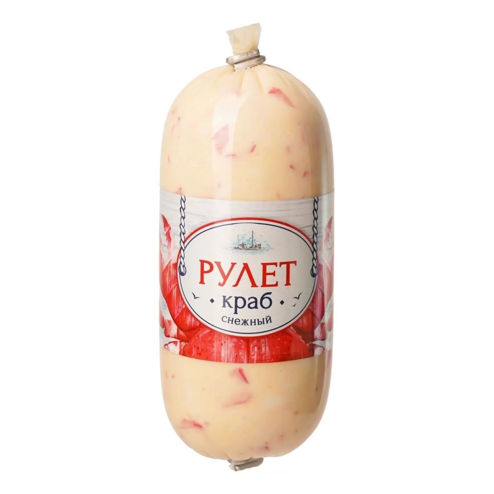 [4607003615208] Рулет из фарша рыб. сурими "Снежный краб" со сладкой кукурузой 250 г 1/6