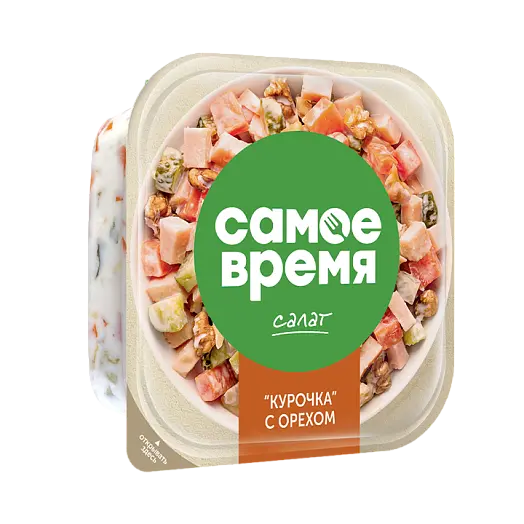 Салат "Курочка с орехом" 150г 1/6 "Санта Бремор"