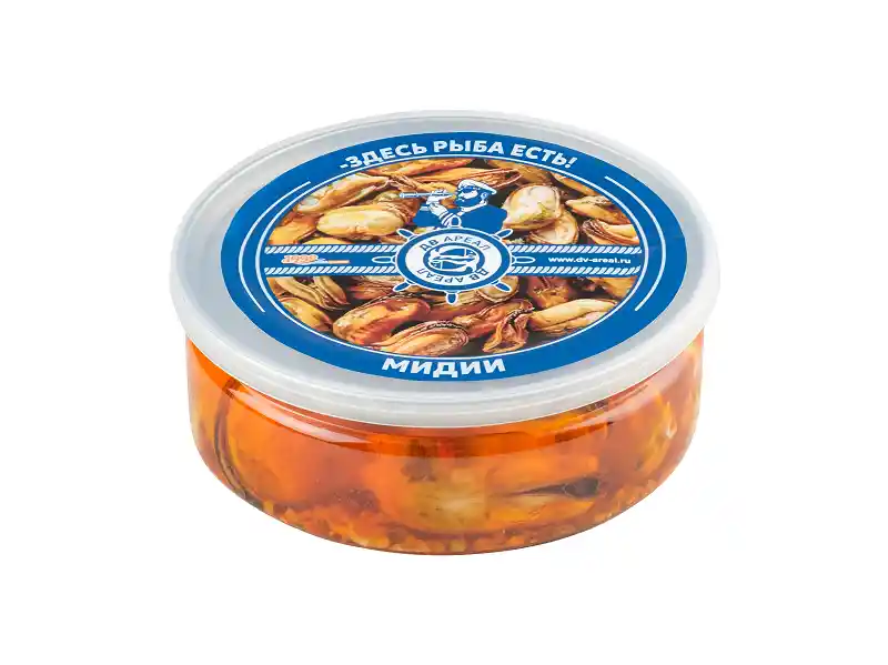 [16-13] Мидии в масле с чесноком 250