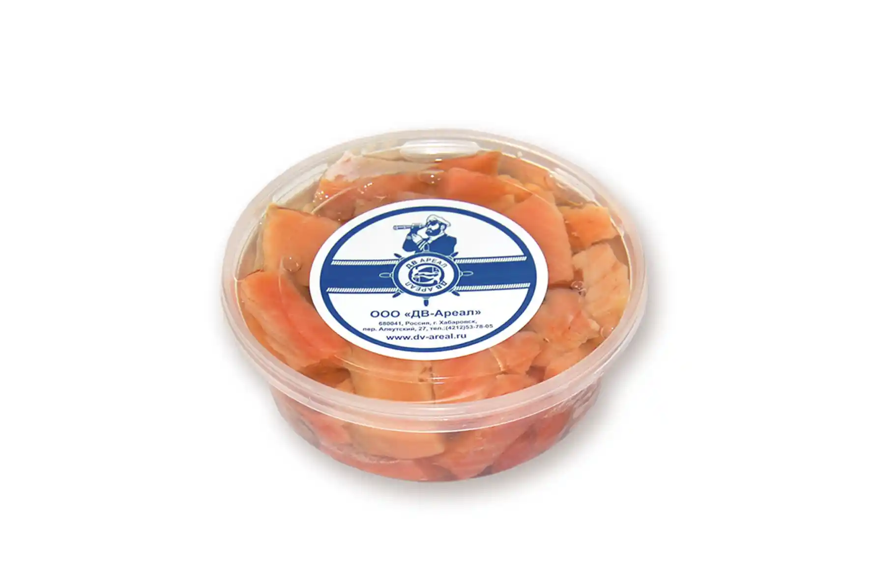 [16-10] Лосось ДВ филе-кусочки в масле 1/250