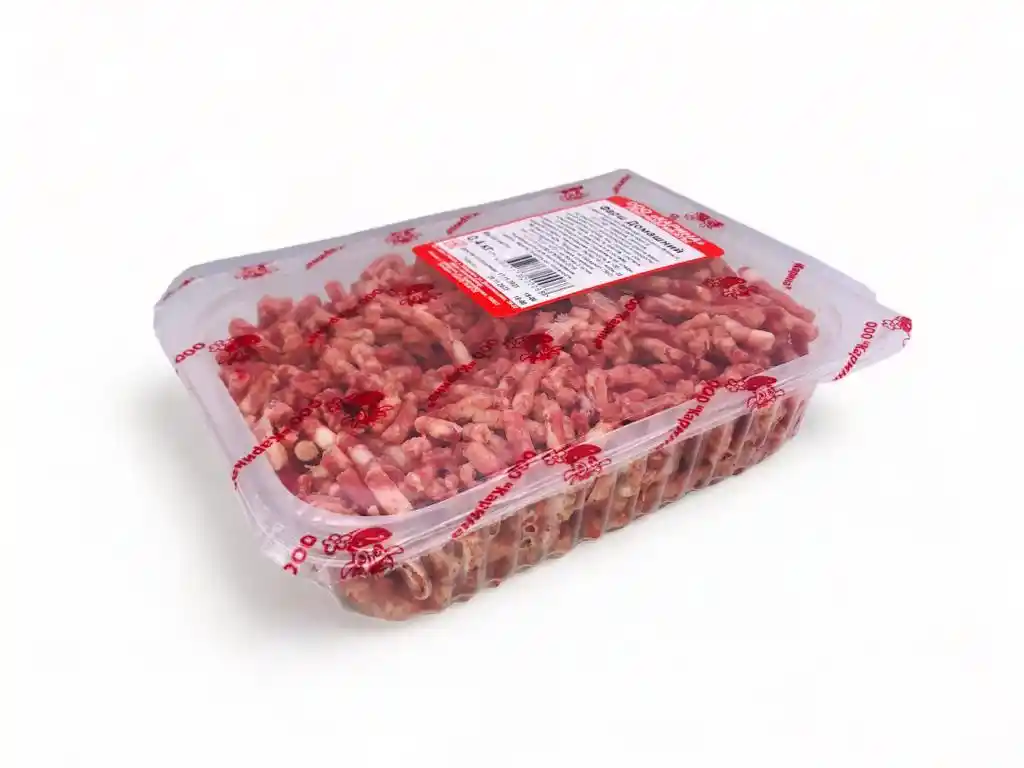 Фарш Домашний охл 0,4 кг (фирм.контейнер)