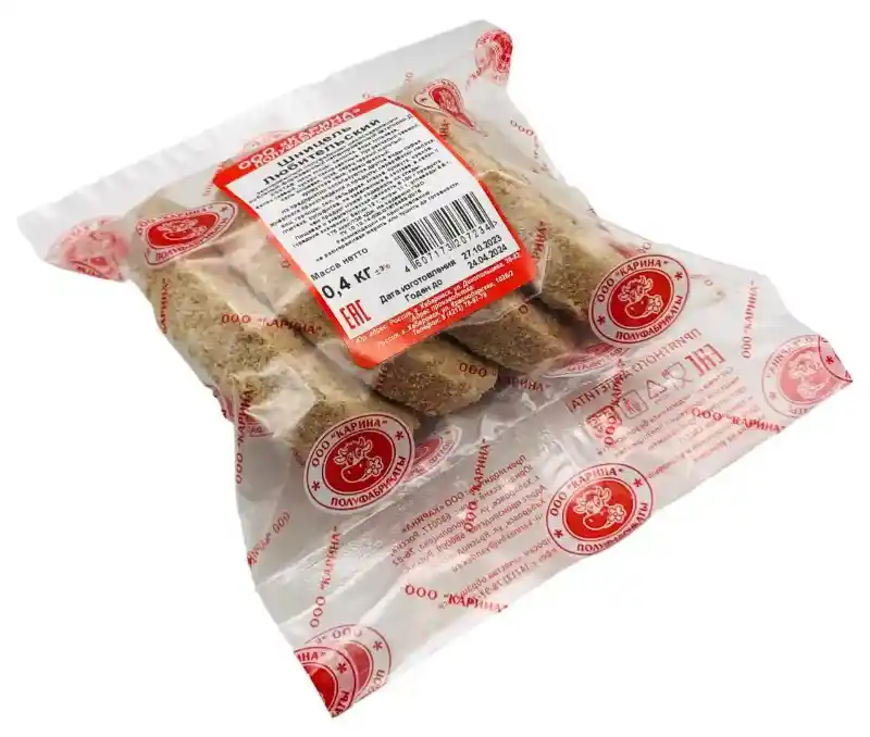 Шницель Любительский з/м 0,5 кг (термо/пленка)