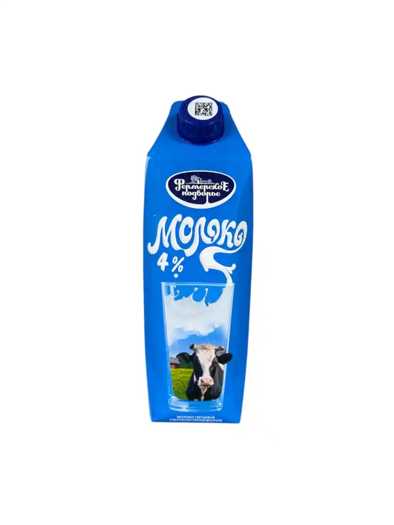 [2269] Фермерское молоко, жир. 4%, 1,0л., здж, уп.-12 шт пр-во Благовещенск Хладокомбинат