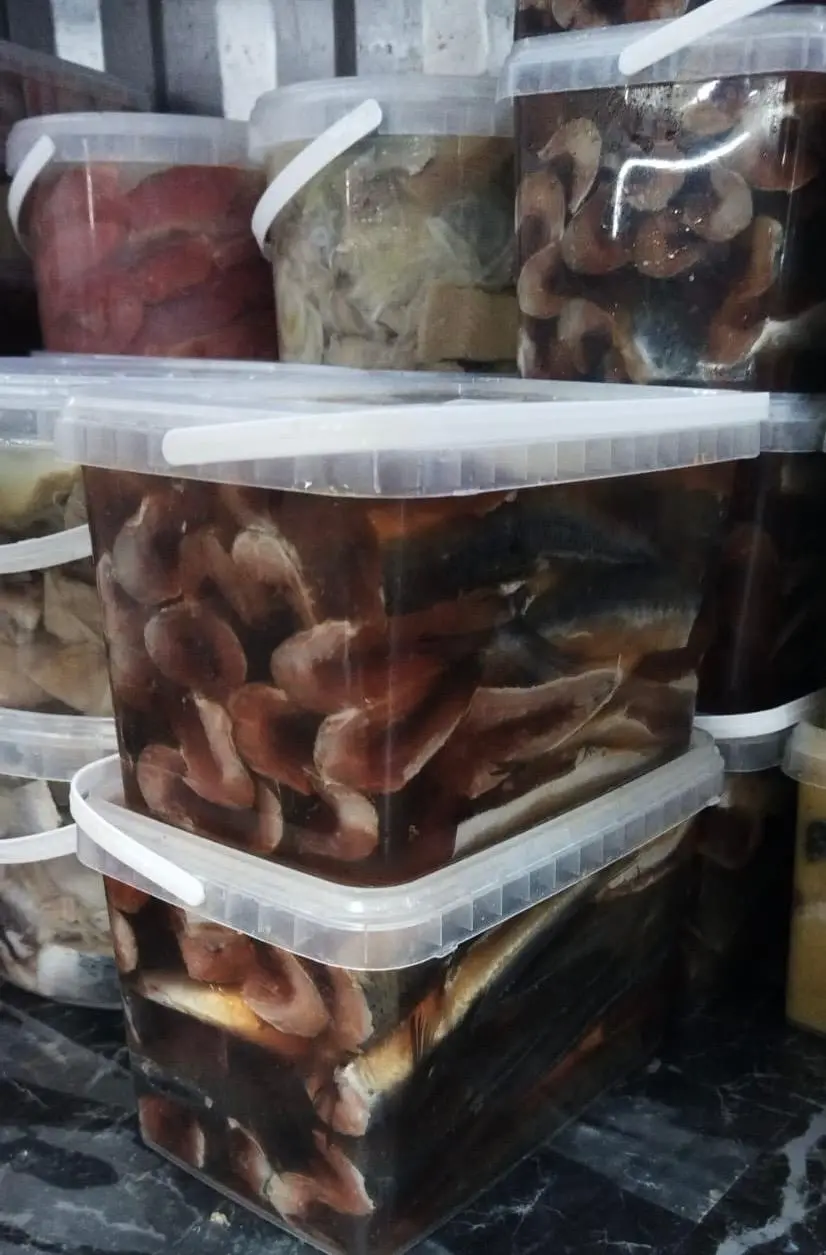 [5-58] Кусочки сельди в горчице 1.5 кг