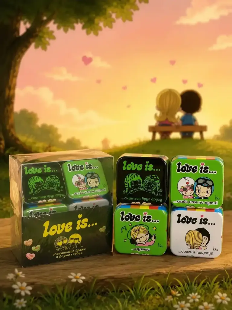 Драже LOVE IS 20 гр 1\12/12с дозатором, шт