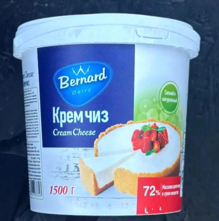 Сыр творожный 1.5 кг, Иран 1/4