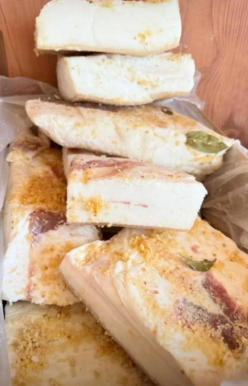 Сало соленое "+4", 1кг