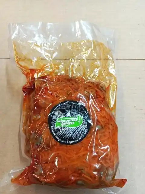 [19-16] Салат "Куринные желудки" по-корейски 1 кг (Вакуум)  Некрасовское подворье