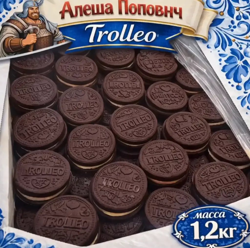 Печенье "Trolleo", 1/1.2кг