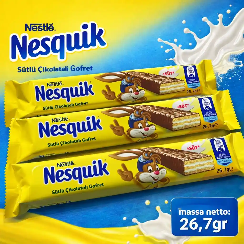 [18-4321] Шоколадный батончик несквик, 26.7гр