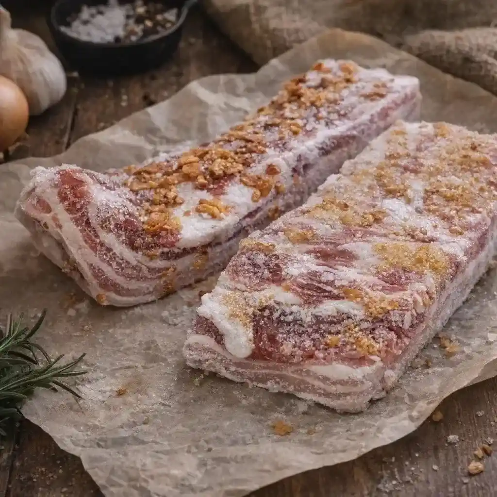 [9-28] ГРУДИНКА СОЛЕНАЯ без шкуры. Мясо 80%