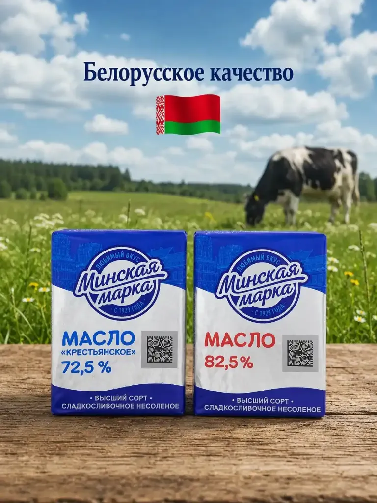 Масло сливочное «Лазовское» 180гр 82,5%