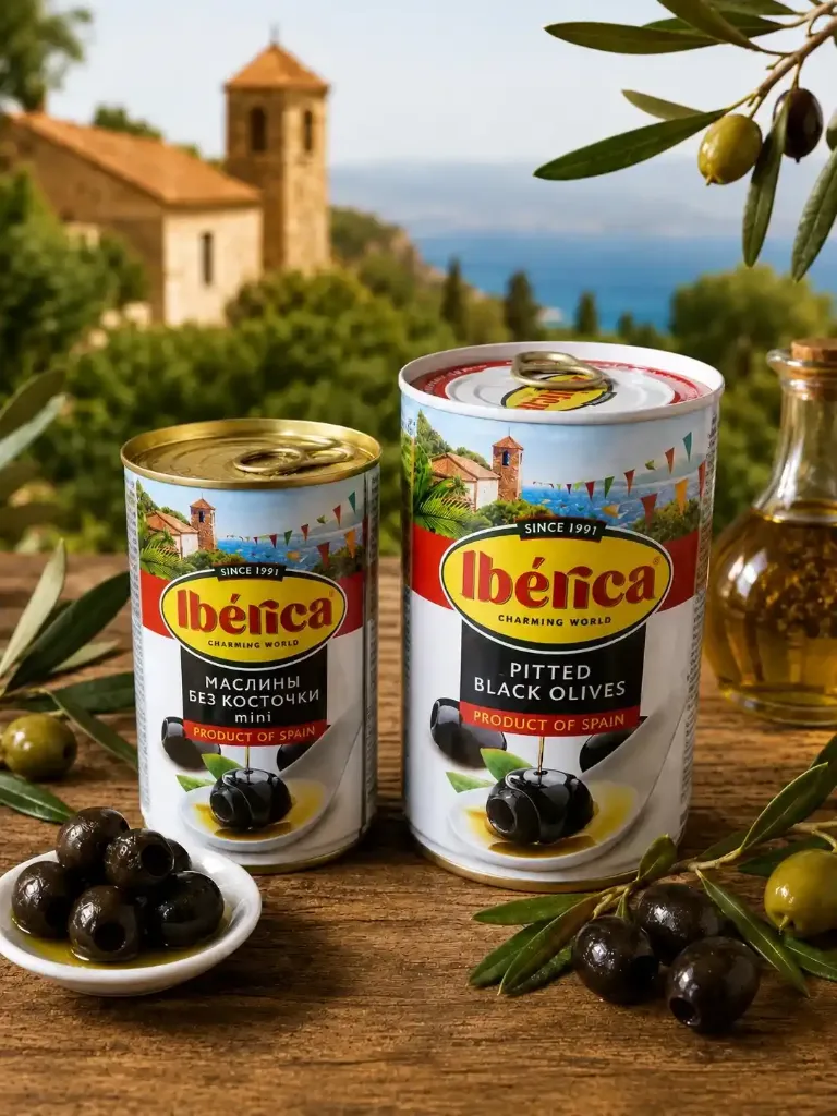 Маслины «Iberica» без косточки -420гр