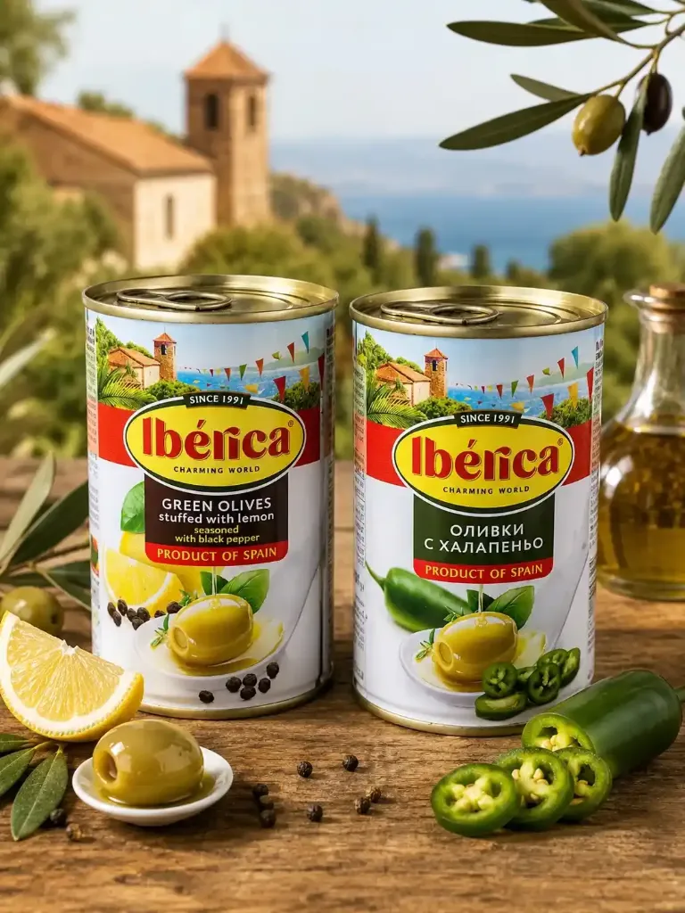 Оливки фаршированные «Iberica» - с лимоном