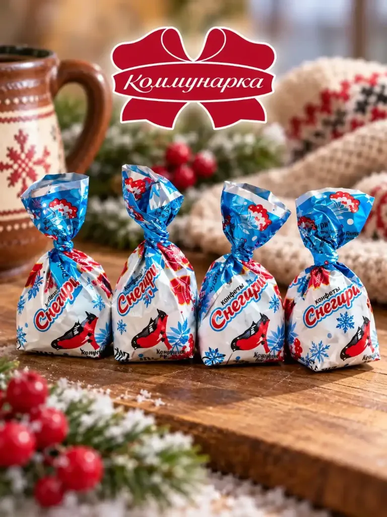 «Снегири» ;  коробка на 2 кг